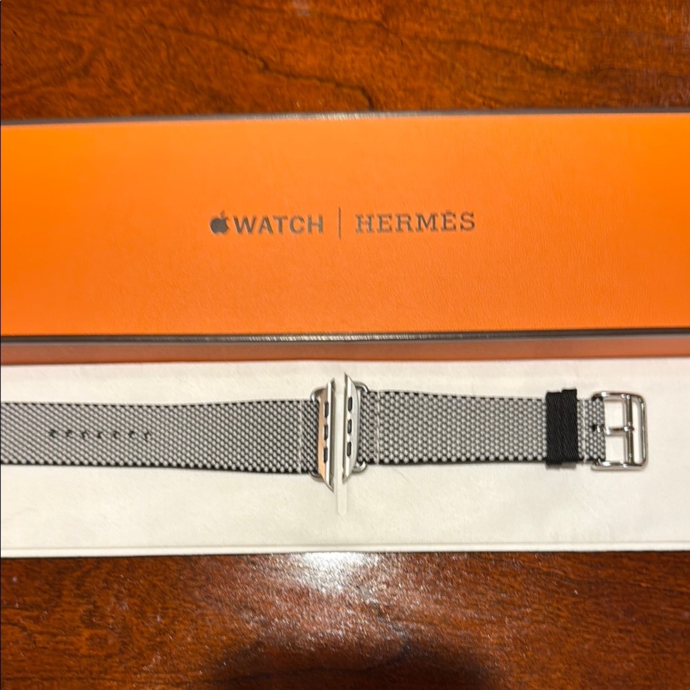 Silver Apple Watch Band